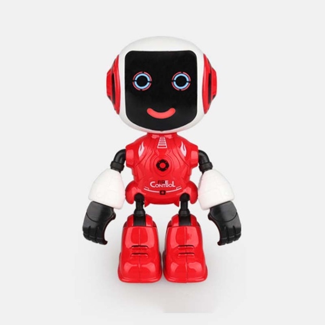 

Intelligent Mini Alloy Robot Children's Early Education Educational Toys(Red)