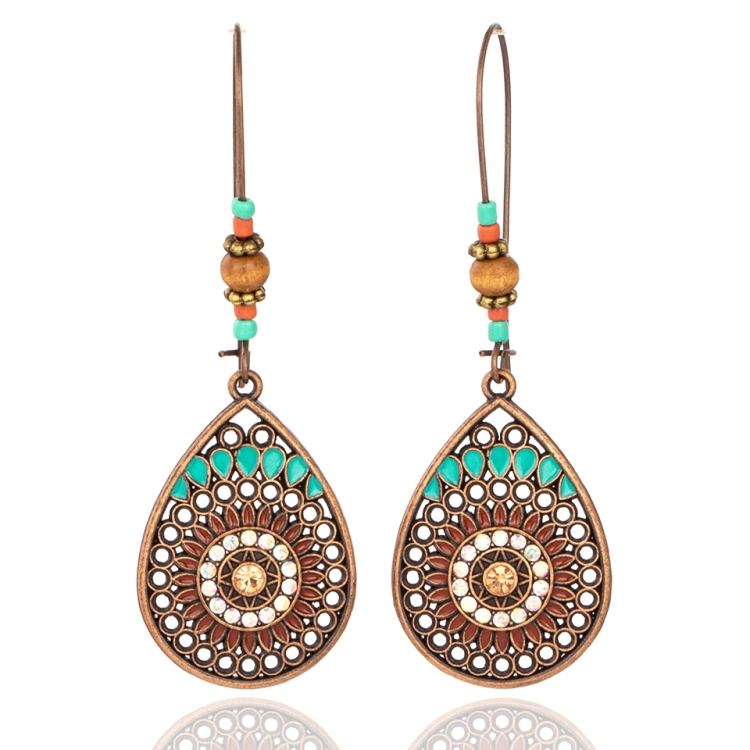 

Women Vintage Boho Water Drip Hanging Dangle Drop Earrings