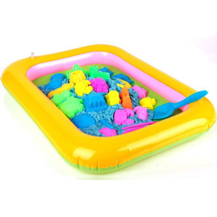 

Children Inflatable Sand Table Transparent Inflatable Pool, Size: 61 x 46 x 8cm, Random Color Delivery