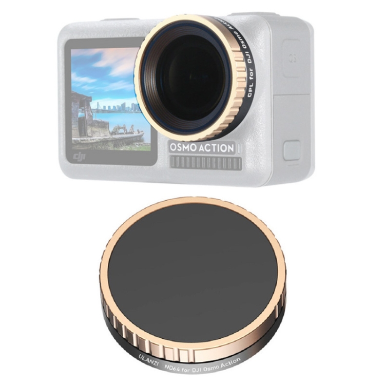 

Ulanzi for DJI Osmo Action Camera ND Neutral Density Lens Filter ND64