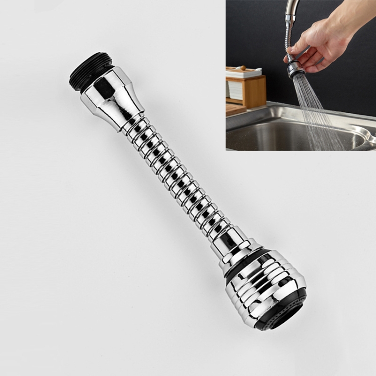 

360 Degree Rotate Kitchen Accessories Long Water Bubbler Filter Water Saving Aerator Nozzle Tap