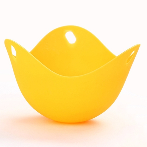 

3 PCS Silicone Egg Cooker Egg Bracket Kitchen Tools Pancake Cookware Bakeware Steam Eggs Plate Tray Yellow