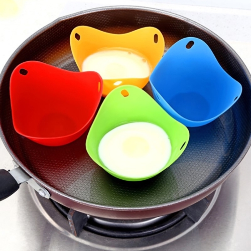 

3 PCS Silicone Egg Cooker Egg Bracket Kitchen Tools Pancake Cookware Bakeware Steam Eggs Plate Tray 4 pieces of steamed egg