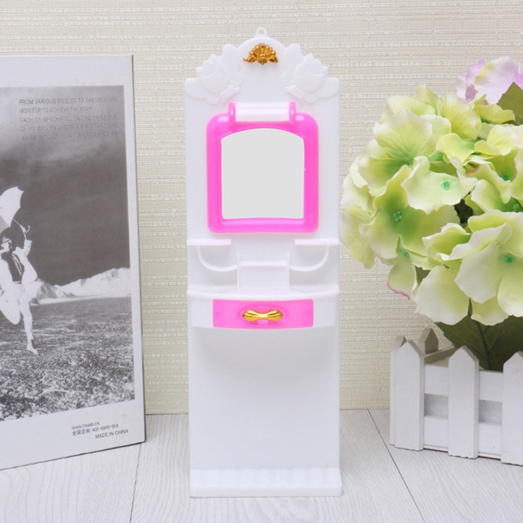 

10 PCS Doll House Bedroom Furniture Accessories Children Educational Toys Dressing Table
