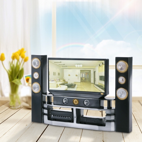 

Home Theater Accessories Plastic TV Toy Dollhouse Furniture Kids Toy
