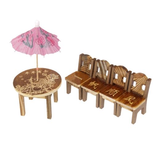 

Doll House Miniature View Restaurant Kitchen Decoration Children Educational Toys