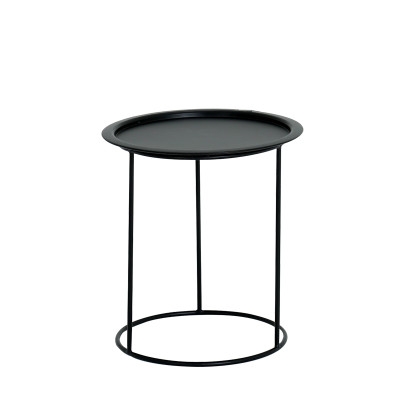 

Nordic Wrought Iron Small Coffee Table Fashion Simple Living Room Circular Shape Table(42x42x44.5cm)