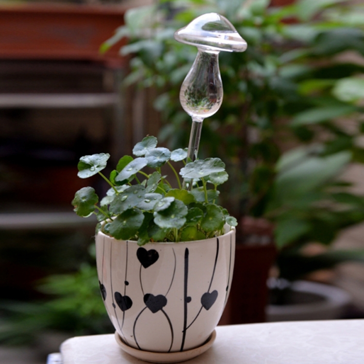 Sunsky Mushroom Shape House Plants Flowers Water Feeder