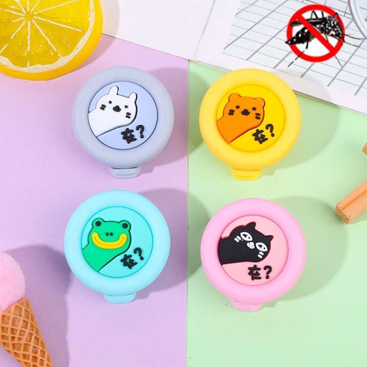 

4 PCS Children Anti-mosquito Buckle Outdoor Cute Cartoon Decorative Three-dimensional Anti-mosquito Clip, Style:Animals In