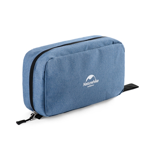 

Naturehike Travel Dry and Wet Separation Toiletry Bag for Men and Women Large Portable Waterproof Cosmetic Bag Storage Bag Travel Goods, Size:S(Denim Blue)