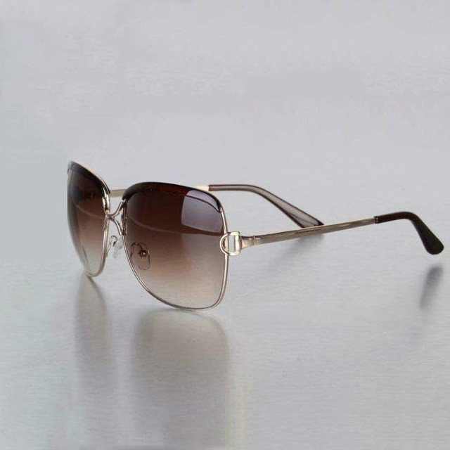 

Sunglasses Women Fashion Retro Sun Glasses for Women Vintage Lady Summer Style Sunglasses(Brown)