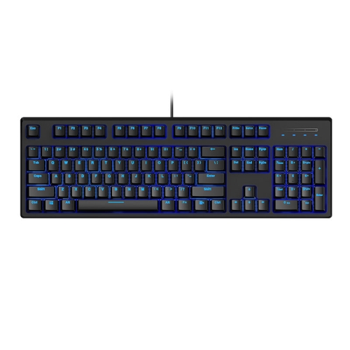 

Rapoo V708 104 Keys Gaming Mechanical External Desktop Notebook Wired Keyboard(Blue Light Red Shaft)