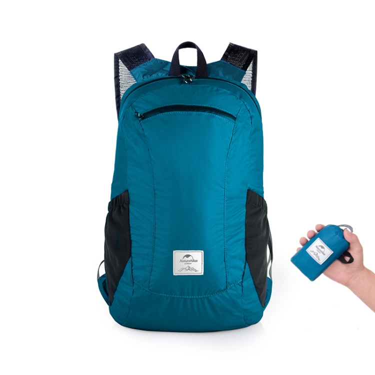 

Naturehike Ultra-light Portable Outdoor Waterproof Bag Travel Double Shoulder Foldable Backpack, Capacity:22L(Blue)
