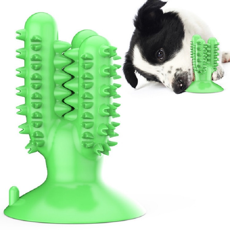

Dog Molar Teeth Cleaning Rod Pet Food Leaker Nibble Toy(Green)