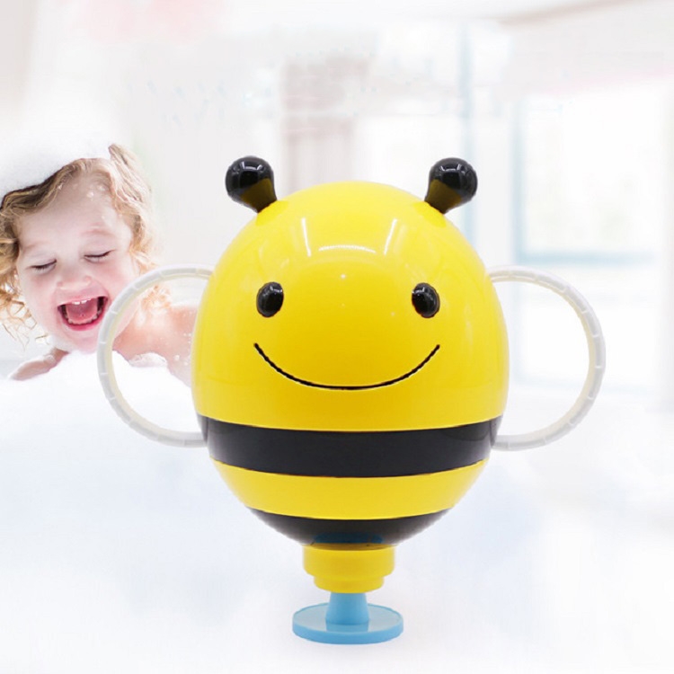 

Baby Bath Toys Little Bee Fountain Leaking Shower Children Beach Play Toys(Yellow)