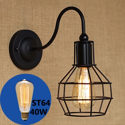 

Retro Personality Simple Living Room Dining Room Corridor Bedroom Lighting Wall Lamp(Model B )
