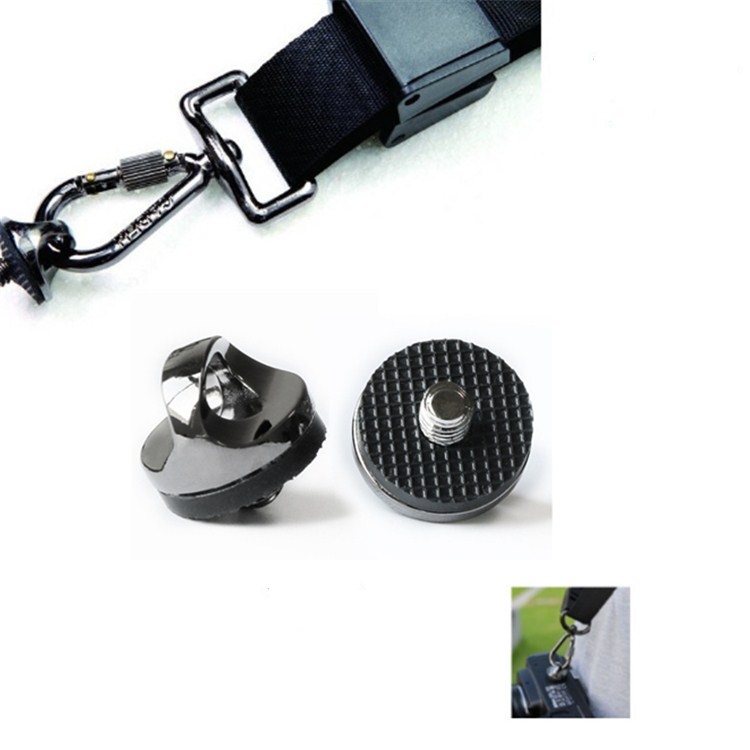 

2 PCS 1/4 Digital Camera Base Screw Camera Shoulder Strap Security Screw