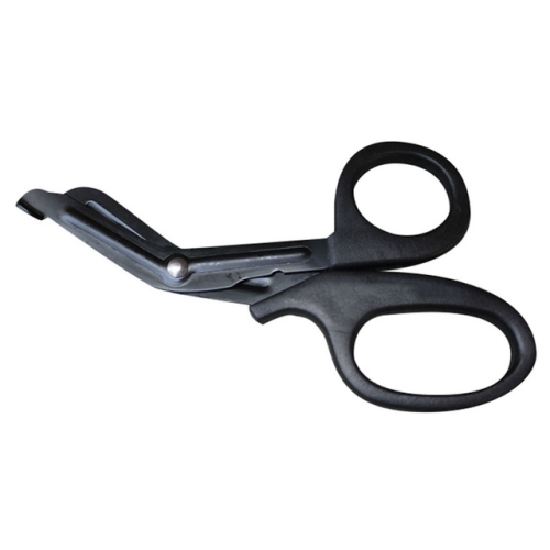 

B-011 Outdoor Portable Medical First Aid Canvas Elbow Scissors with Fine Teeth(Black)