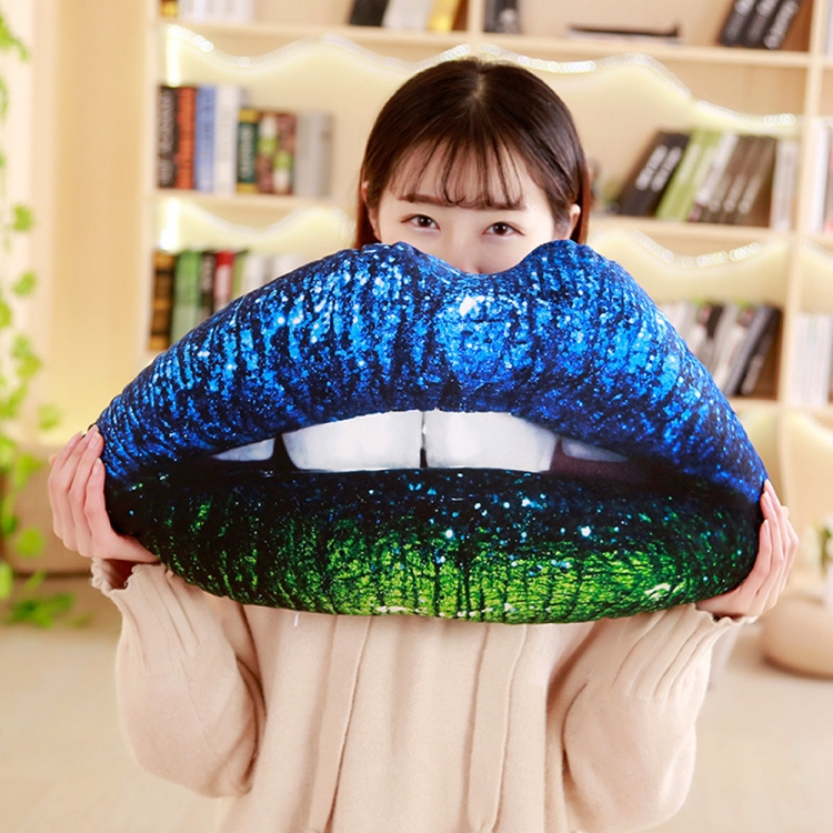 

Sexy Lip Pillow Plush Sofa Pillow Cushion Stuffed Dolls Toys 60cm(Light Blue)