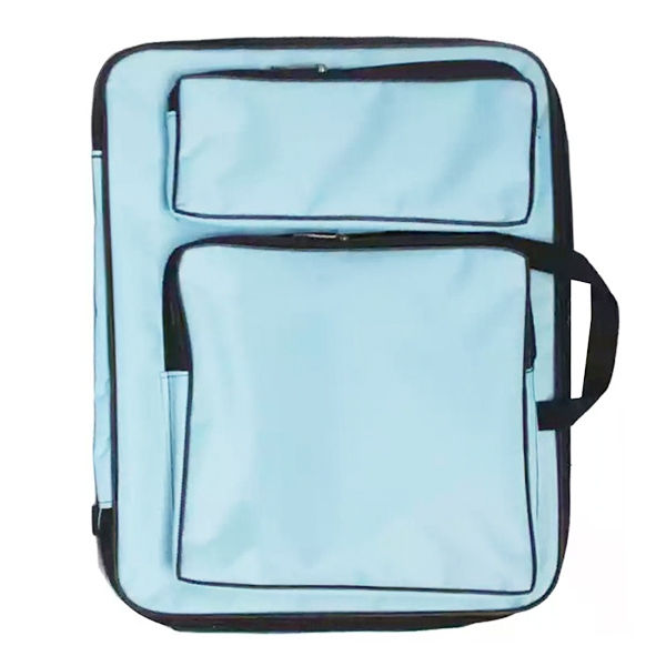 

Children 8K Fashion Cute Double Shoulders Canvas Waterproof Drawing Bag(blue)