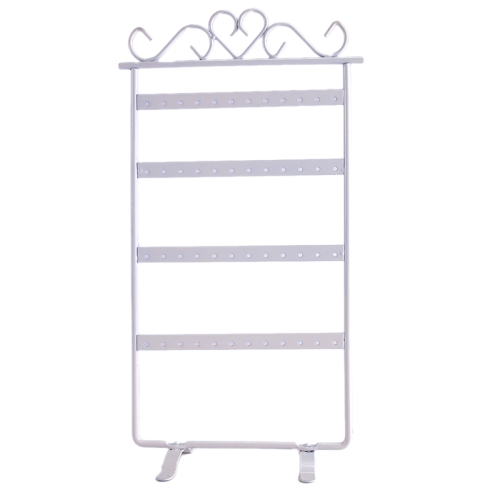 

Earrings Necklace Jewelry Stand Holder Display Rack(White)