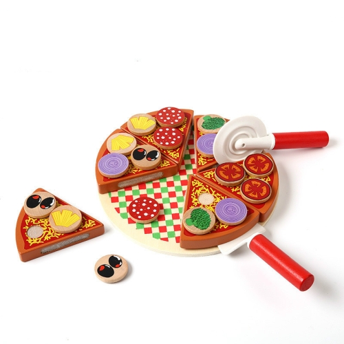 toy wooden pizza