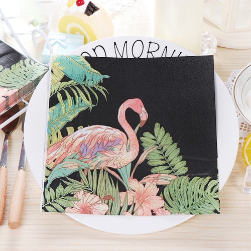 

5 PCS Colorful Print Flamingo Party Decoration Napkin Facial Tissue