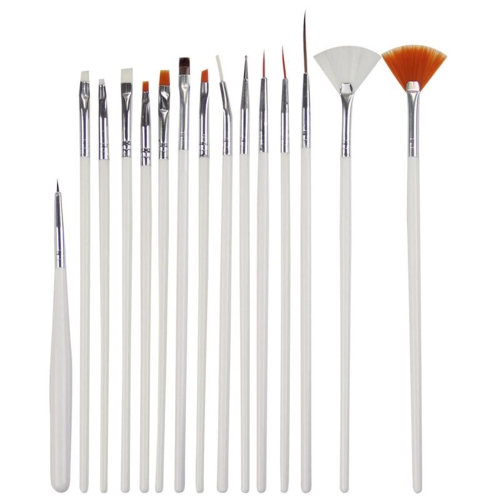 Sunsky 15 Pcs Set Nail Art Tools Brushes For Manicure