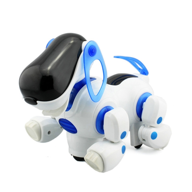 

Smart Dog Electronic Pet with Music and Light Children Educational Toys Birthday Gift(Blue)