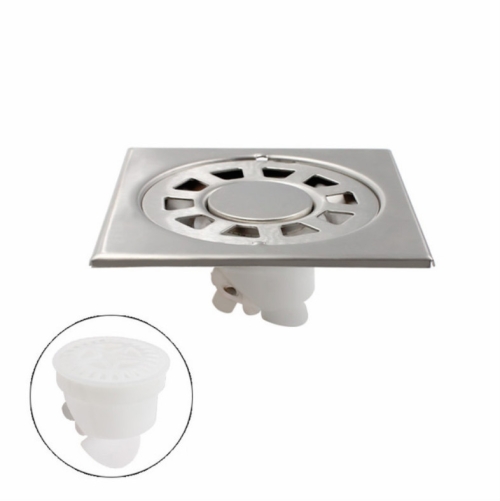

3 PCS Stainless Steel Square Deodorant Floor Drain Bathroom Kitchen Filter