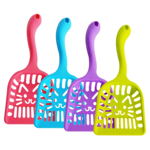 

2 PCS 1403 Pet Supplies Dog Puppy Cat Kitten Cleaning Tool Scoop Poop Shovel Waste Tray (Random Color)