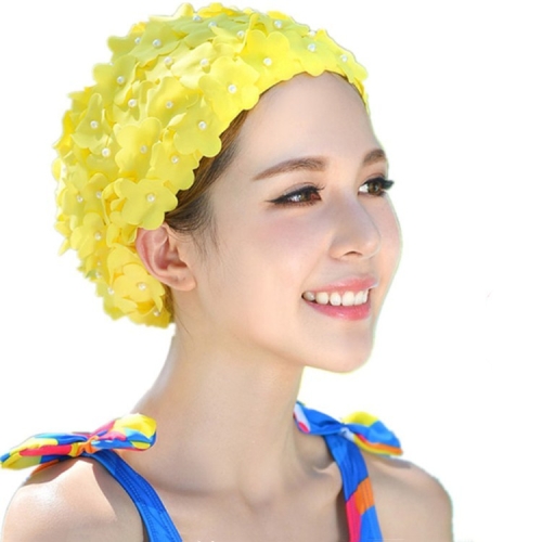 flower swim cap