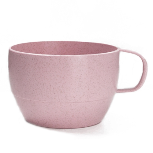 

Wheat Straw Coffee Cup Tea Milk Breakfast Cups(Pink)