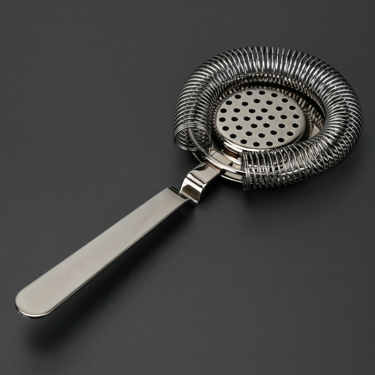 

2 PCS Stainless Steel Bartender Ice Filter Ice Trap Cocktail Strainer, Color:Black