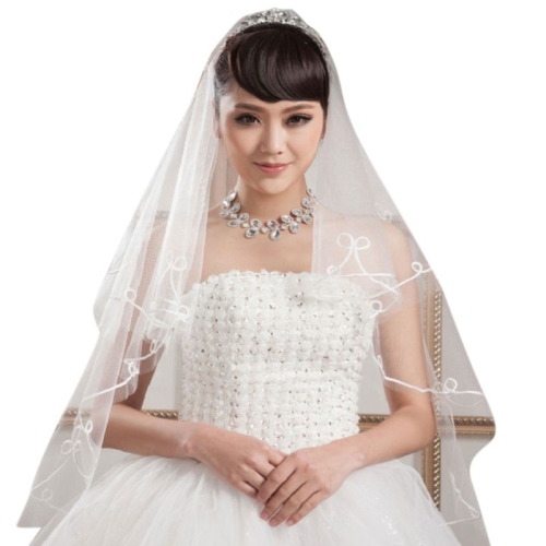 thin wedding veil