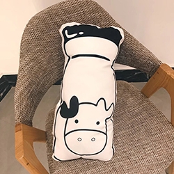

Double-Sided Cute Creative Pillow Cushion Sofa Pillow(Milk bottle)