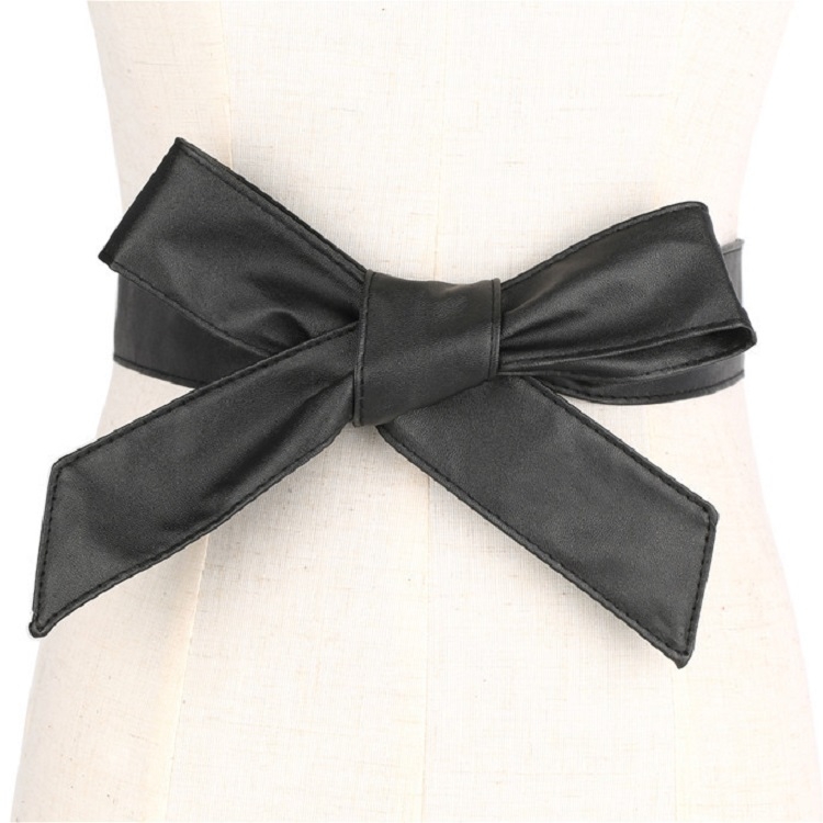 

Super Long Soft Wide Belt for Women, Size: 178 x 4.5cm(Black)