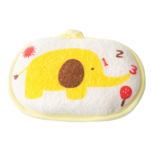 

Comfortable Soft Towel Bath Brushes Infant Rubbing Body Wash Sponge Shower Products(Yellow)