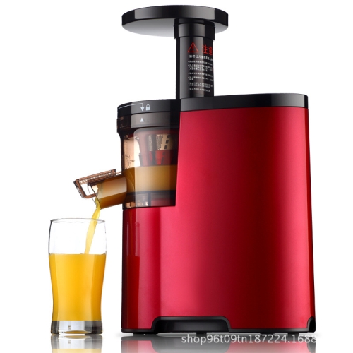 

220V-150W Electric Juicer Fruit Vegetables Low Speed Self-cleaning Ultra-quiet Red Squeezing Juice Maker Extractor