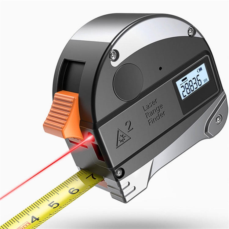 

G305 5m+40m Tape Measure Infrared Laser Distance Meter(Black Yellow)