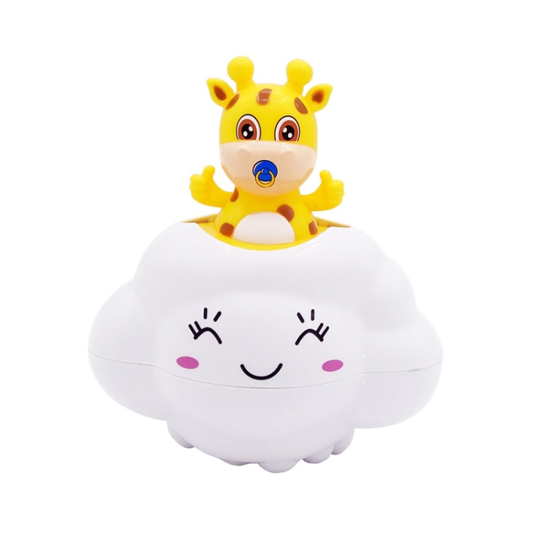 

3 PSC Fallow Deer Rain Cloud Children Baby Bathing Beach Play Toys(White)