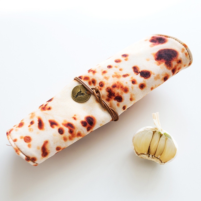 

Stationery Box Fun Pancake Shape Student Personality Pencil Case Simulation Pencil Storage Box(Pancake)