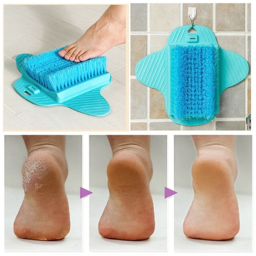 

2 PCS Adult Foot Massage Brush Bath Blossom Foot Scrub Brush Remove Feet Dead Skin Cleaning Brush Random Color Delivery