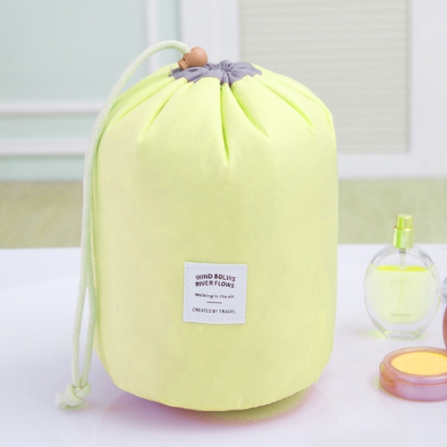 

Large-capacity Cosmetic Bag Travel Suit Wash Bag Outdoor Waterproof Storage Bag Cylinder Wash Bag(Yellow)