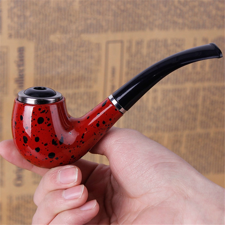 

Dual-purpose Portable Resin Pipe Detachable Mini Men Filter Smoking Set Without Pipe Holder, Size:Large