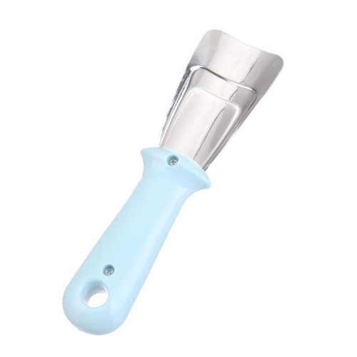 

Stainless Steel De-icing Shovel Ice Scoop Freezer Multifunction Household Deicing Cleaning Gadget(Blue)