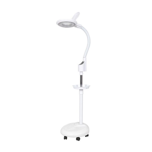 

LED Shadowless Floor Lamp Beauty Lamp Touch Screen Nail Pattern Eyebrow, CN Plug(White)