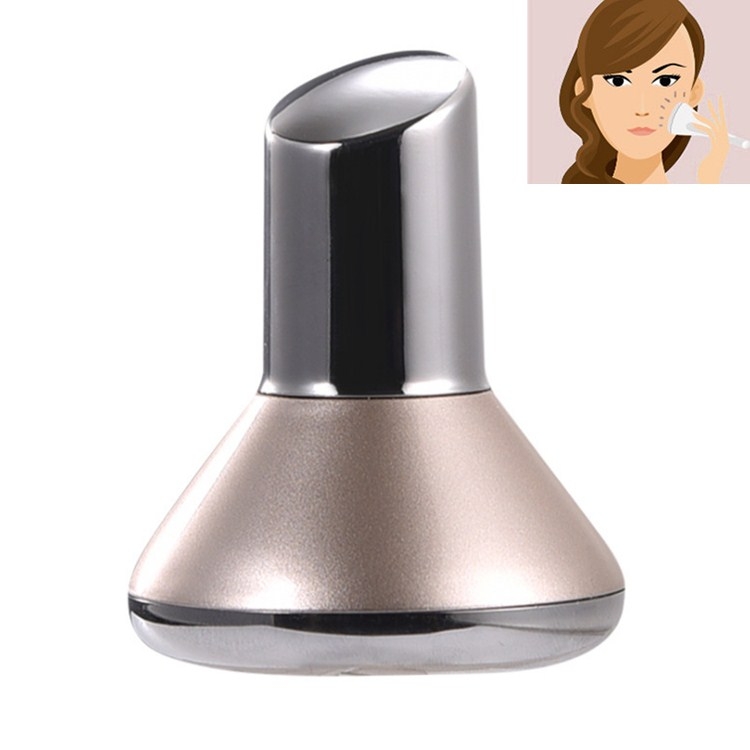 

Small Dumbbell Reverse Magnetic Vibration Beauty Instrument Magnetic Mask Essential Oil Introduction Instrument(Rose Gold)