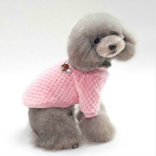 

Winter Warm Pet Cat Clothes Small Dogs Cats Coat Pets Clothing, Size:XL(Pink)