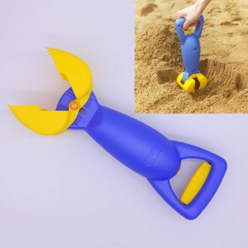 

Children Beach Toys Beach Sand Grab Bucket Sand Clamp(Blue)